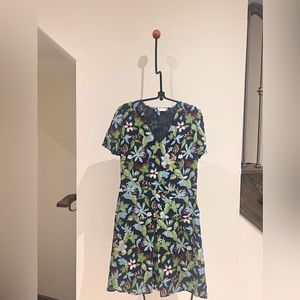 Tory Burch 'Evelyn' Garden Wisteria Dress